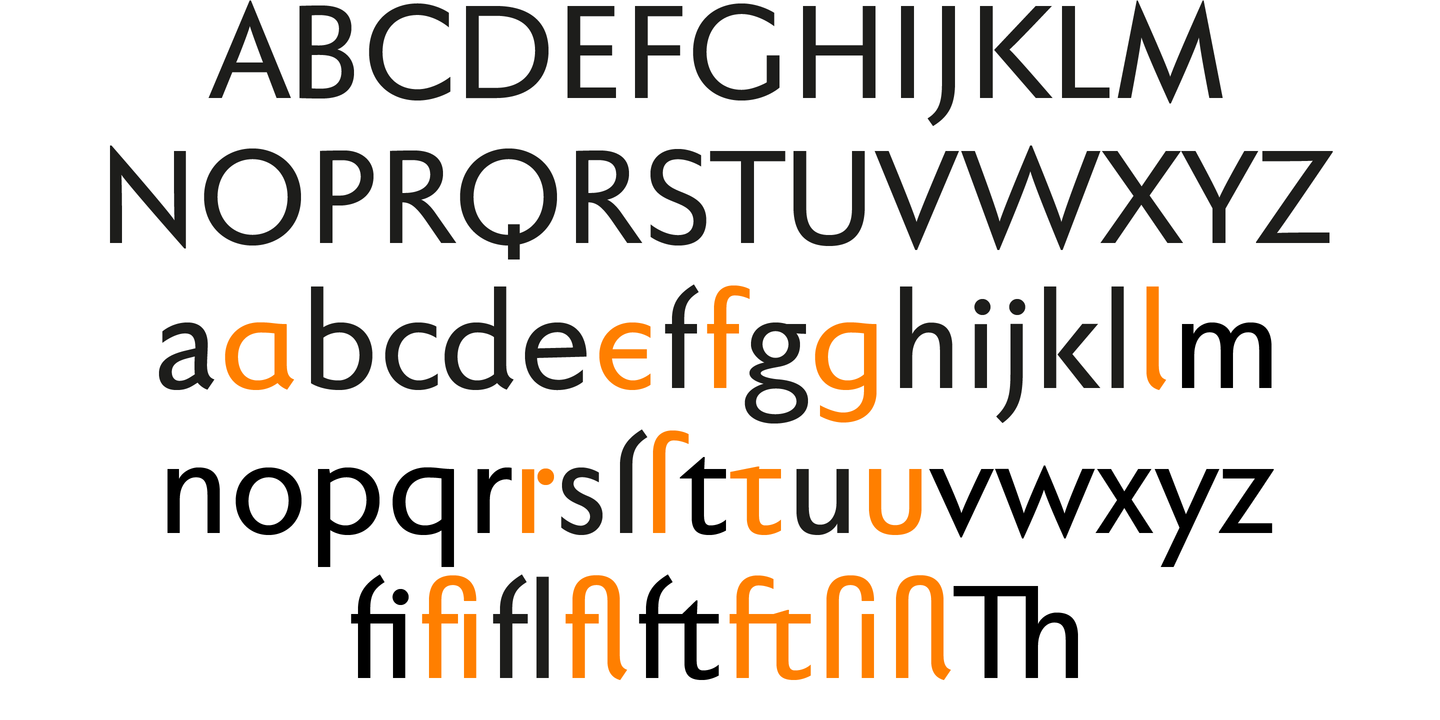 Example font Faber Sans Pro #12